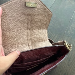 牛革製ミニショルダーバッグの画像