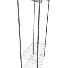 美品 ワードローブ スチールラック の画像