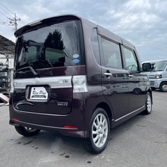 総額13.8万円 ダイハツ タント カスタムRS 車検9年2月 ターボ 9万キロ台 左パワスラ ナビ ワンセグの画像