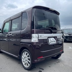 総額13.8万円 ダイハツ タント カスタムRS 車検9年2月 ターボ 9万キロ台 左パワスラ ナビ ワンセグの画像