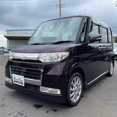 総額13.8万円 ダイハツ タント カスタムRS 車検9年2月 ターボ 9万キロ台 左パワスラ ナビ ワンセグの画像
