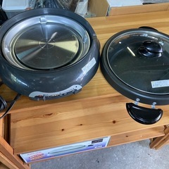 電気グリル鍋 EUPA TSK-8206AP 直火対応 プレート丸洗い可能 の画像