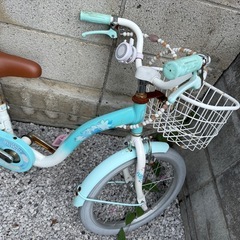 子供用自転車 リトルマーメイド アリエルの画像