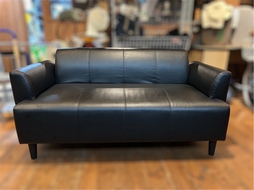 IKEA イケア HEMLINGBY ヘムリングビー　2人がけソファ　レザーソファ