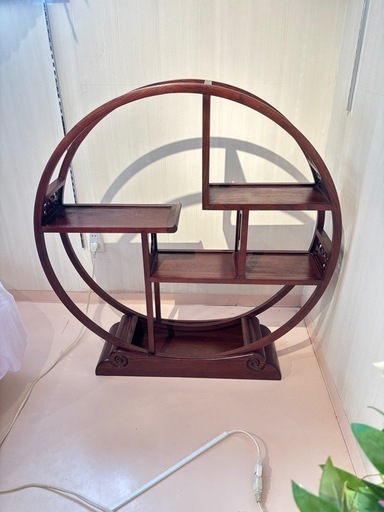 木棚　丸　珍品棚