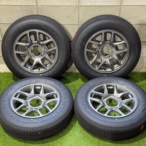【決まりました】【新車外し】ジムニー　ホイールセット　16インチ　ブリヂストン　ENKEI 新車外し　タイヤ　ホイール