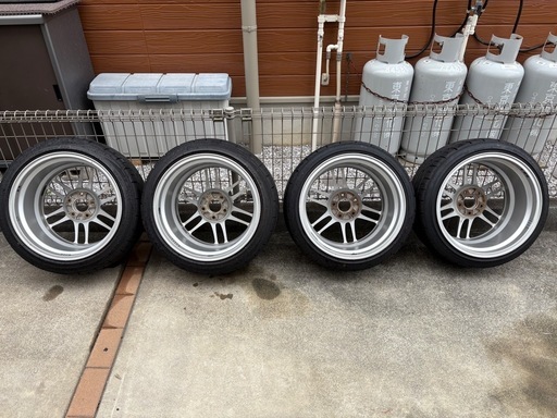 エンケイ rpf1 18インチ 9.5J +38 4本 ホイール タイヤ