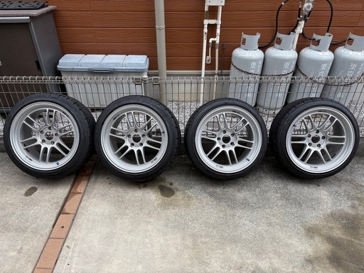 エンケイ rpf1 18インチ 9.5J +38 4本 ホイール タイヤ