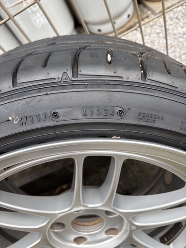 エンケイ rpf1 18インチ 9.5J +38 4本 ホイール タイヤ