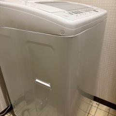 HITACHI 全自動洗濯機 7kg 白い約束 2022年製造 風脱水 シャワー浸透洗浄 NW-R705の画像