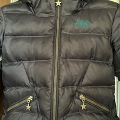 美品　TOMMY HILFIGER ダウンジャケット　ネイビー　110の画像