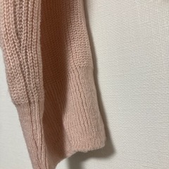 GRL ピンク クロップド ニットカーディガンの画像
