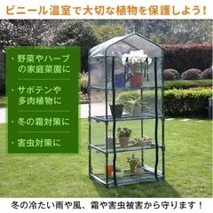 【未使用品】ビニール温室　４段の画像