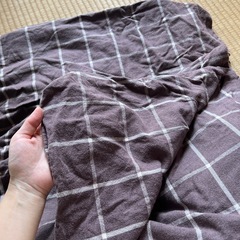 無印良品　フランネル掛け布団カバーの画像