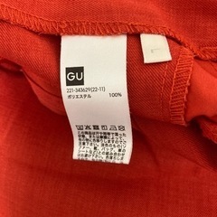 GU フレアパンツ　Lの画像
