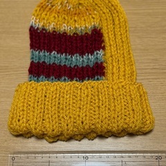 ニット帽(ハンドメイド)の画像