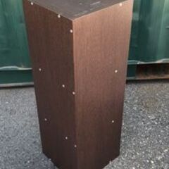 JM20345K) 角収納棚＜径：約30cm 高さ：約88cm＞中古品【取りに来られる方限定】の画像