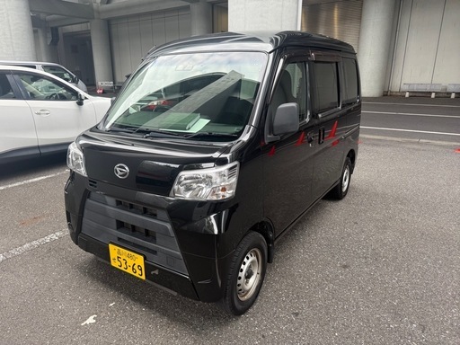 車検付き乗って帰れる！人気の黒！ ダイハツ ハイゼットカーゴ DX SA3 