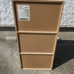 JM20348S)3段カラーボックス/収納棚 コーナン  幅：約41,8cm 高さ：約88cm 奥行：約29cm 中古品【取りに来られる方限定】の画像