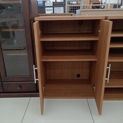 ★リユースのサカイ日立店★HJ8007  収納棚 ブラウン H82×D40×W59 クリーニング済み の画像