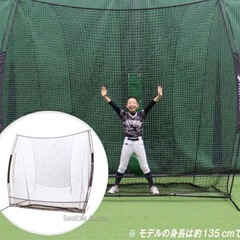 組立式　フィールドフォース 3ｍ×3m ビッグネット 硬式 軟式兼用　野球の画像