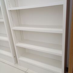 ★リユースのサカイ日立店★HJ8010 JAJAN 本棚 ホワイト H180-260×D17×W60 クリーニング済み の画像