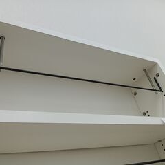 ★リユースのサカイ日立店★HJ8010 JAJAN 本棚 ホワイト H180-260×D17×W60 クリーニング済み の画像