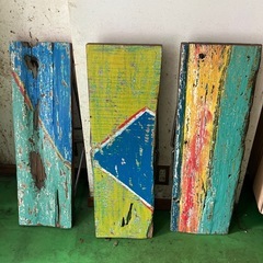 アンティークなベンチ② カラフル