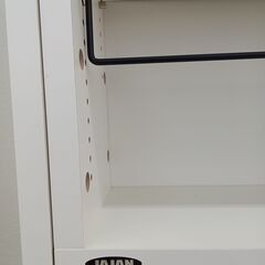 ★リユースのサカイ日立店★HJ8011 JAJAN 本棚 ホワイト H180-260×D17×W60 クリーニング済み の画像