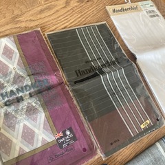 【最終値下げしました】　メンズ 　ハンカチ　まとめ　9枚の画像