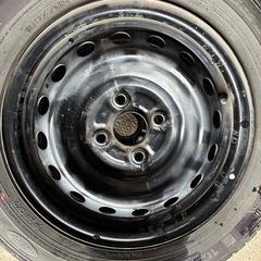 14×5J 4穴　PCD100 ET39 スチールホイール　四本の画像
