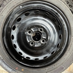 14×5J 4穴　PCD100 ET39 スチールホイール　四本の画像