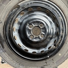 14×5J 4穴　PCD100 ET39 スチールホイール　四本の画像