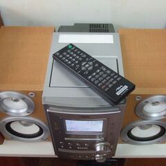 AIWA/アイワ XR-MJ10 コンポとスピーカー２組（パナソニックとONKYO）の画像