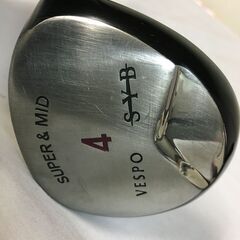 A3680　SYB VESPO SUPER & MID 4w 　ゴルフクラブ　フェアウェイウッド　FLEX S　ゴルフ用品の画像