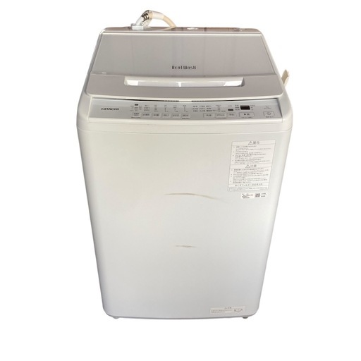 洗濯機　2024年製　HITACHI BW-V80J形 8kg★S3281A