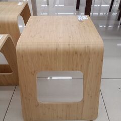 ★リユースのサカイ日立店★HJ8014 IKEA スツール ライトブラウン H45.5×D41×W51 クリーニング済み の画像