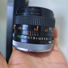 絞り不良　Canon FD 50mm F1.4 S.S.C. SSCの画像