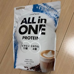 (新品)　アンビーク プロテイン 1kg カフェオレ味の画像