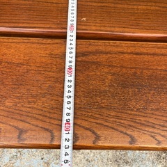 カントリー ベンチ 木製 椅子 チェア 引き出し付き　ビンテージ アンティーク 家具などお好きな方に 収納スペースあり の画像