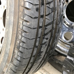 ジムニータイヤホイール当時物メッキの画像