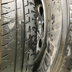 ジムニータイヤホイール当時物メッキの画像