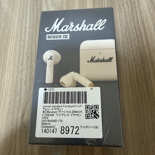 【新品、未開封】Marshall MINOR IV ワイヤレスイヤホン