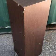JM20346K) 角収納棚＜径：約30cm 高さ：約88cm＞中古品【取りに来られる方限定】の画像