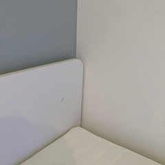 IKEA スレクト伸長式ベッド　マットレス付きの画像