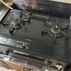 ガスグリル付きコンロの画像