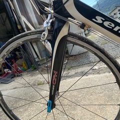 お話中　
自転車の画像