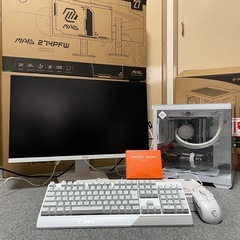 🎮 MSI統一✨ Ryzen7 RTX3060Ti搭載ゲーミングPC＋27型180Hzモニターフルセットの画像