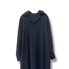 シャツワンピース Lサイズ 丈長めの画像