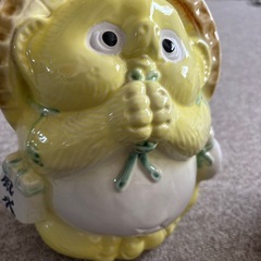 狸の置物　2個セットの画像